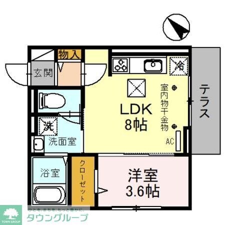 アリビオTKの物件間取画像